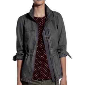 Madewell Black Fleet Utility Jacket